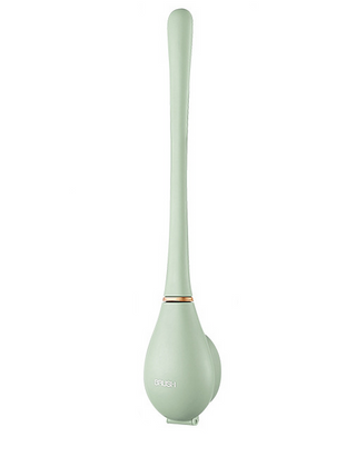 Light Green silicone toilet brush and holder set