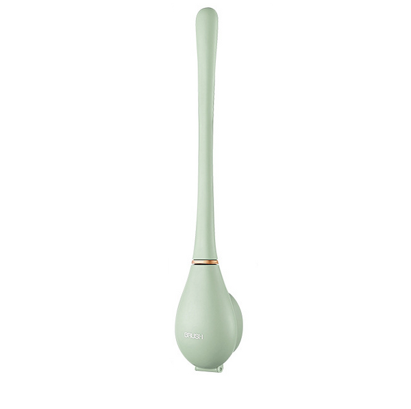 Light Green silicone toilet brush and holder set