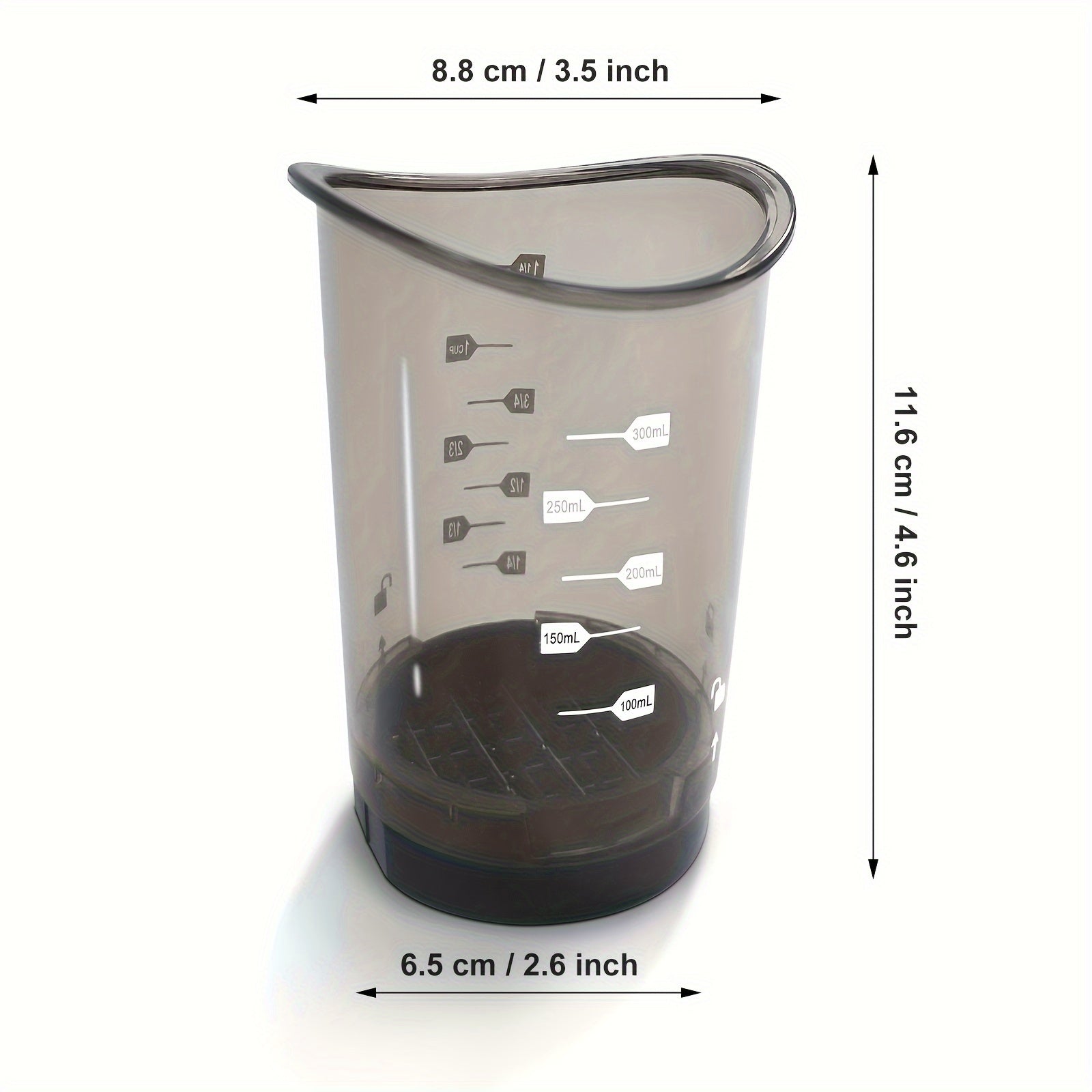 Source dimensions for the manual food chopper