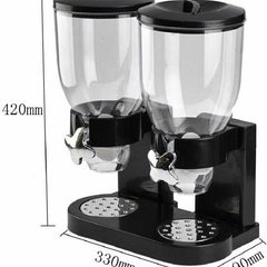 Source dimensions for the Black dual cereal dispenser