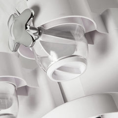 Underside of a White dispenser control