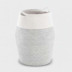 Light Gray woven storage basket