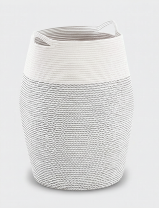 Light Gray woven storage basket