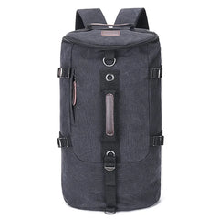 Black TrailHaven canvas travel backpack