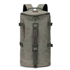 Green TrailHaven canvas travel backpack