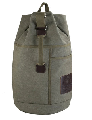 Army Green TrekMate canvas travel rucksack