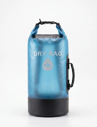 Blue 10-liter roll-top dry bag