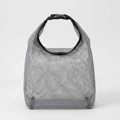 Black semi-transparent toiletry storage bag