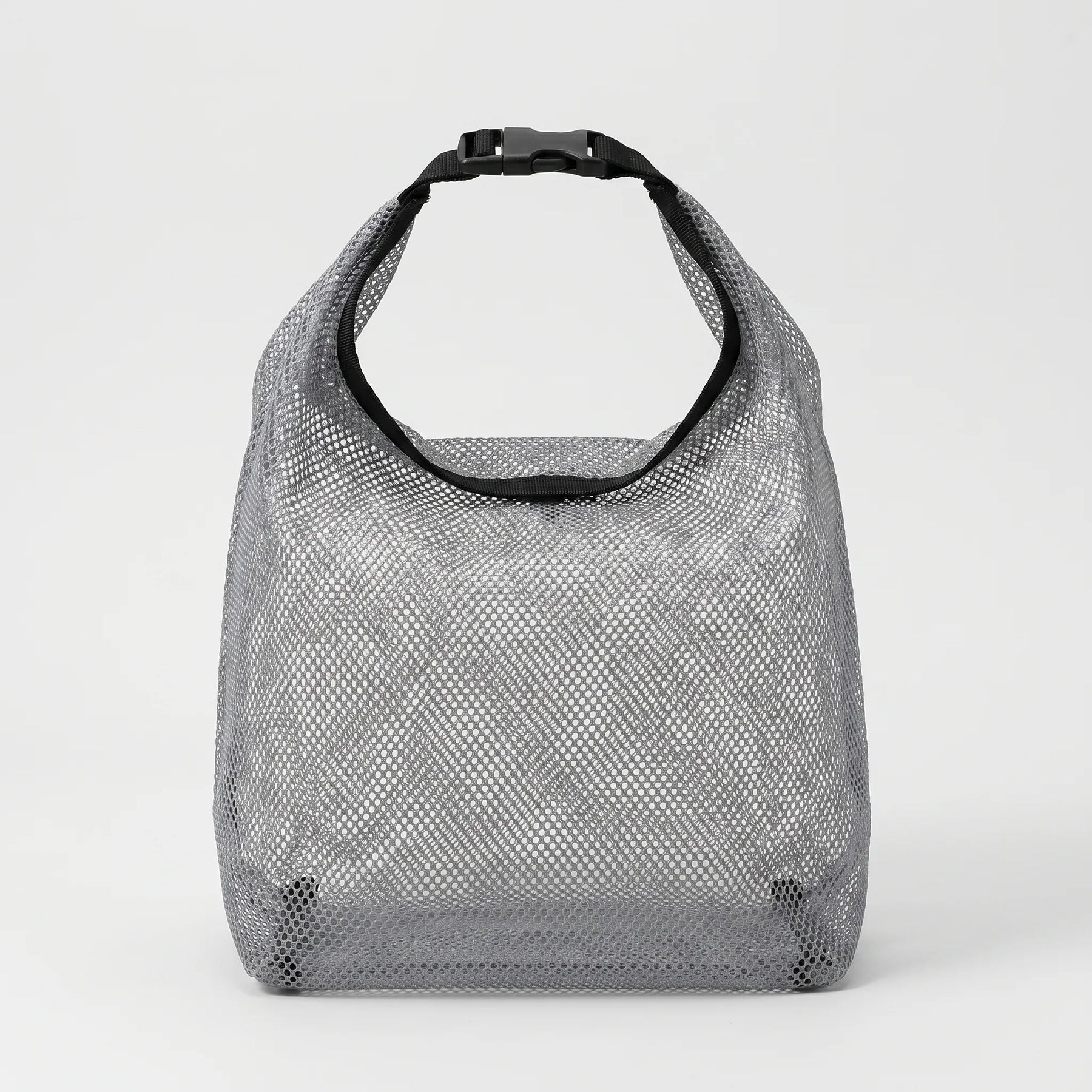 Black semi-transparent toiletry storage bag