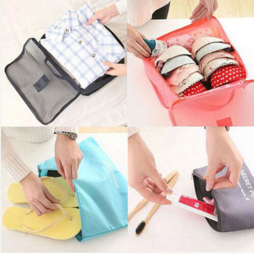 Packing organizers used for clothing, shoes, and small items