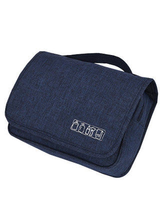 Dark Blue hanging toiletry bag
