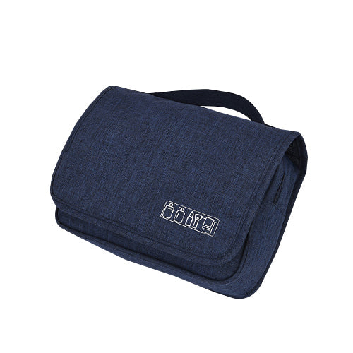 Dark Blue hanging toiletry bag