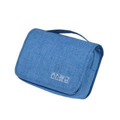Light Blue hanging toiletry bag