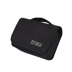 Black hanging toiletry bag