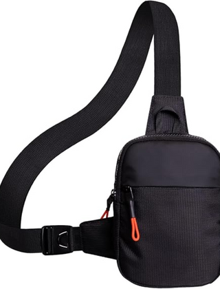 Black Small compact crossbody sling bag