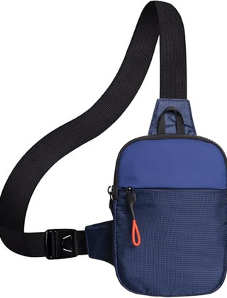 Blue Small compact crossbody sling bag