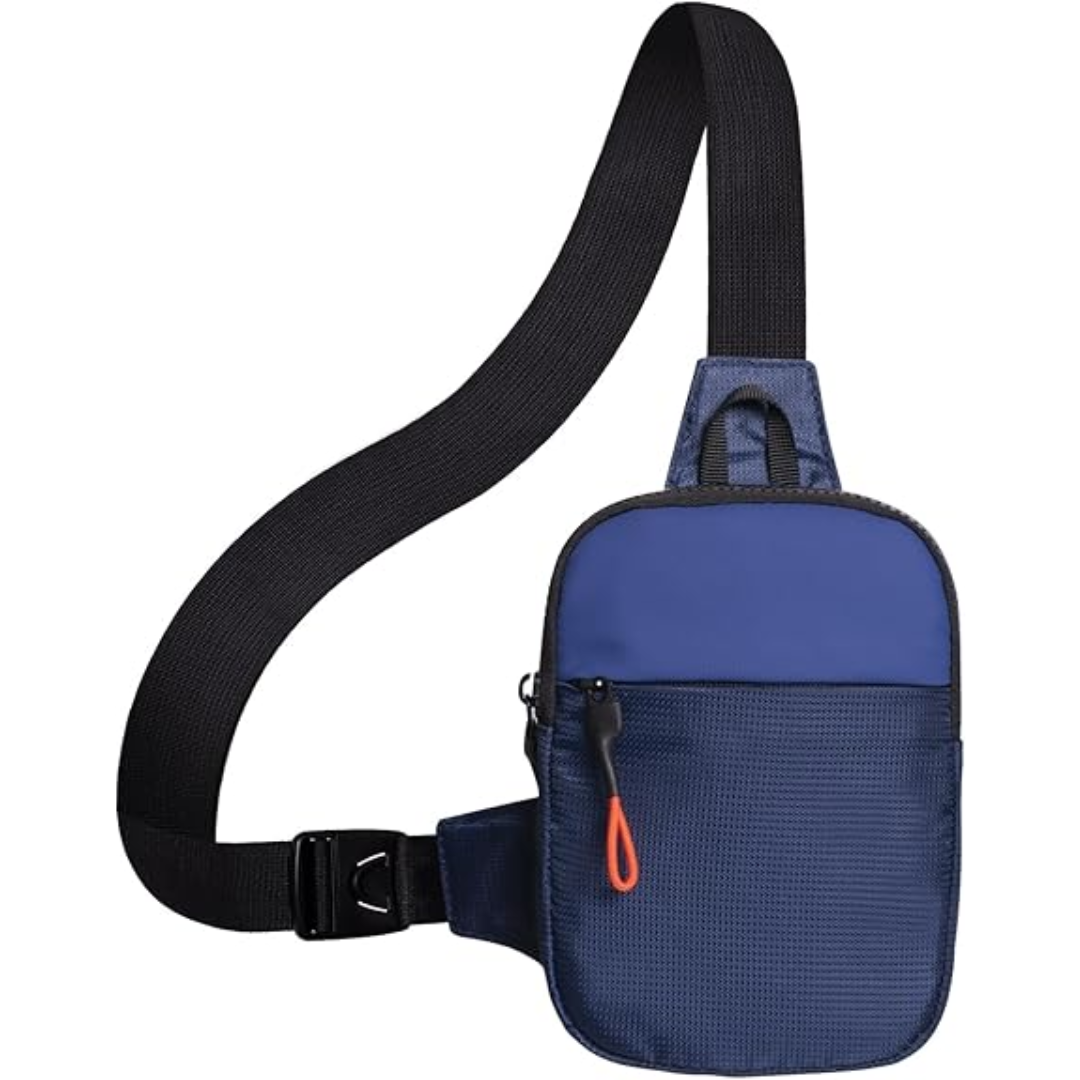 Blue Small compact crossbody sling bag