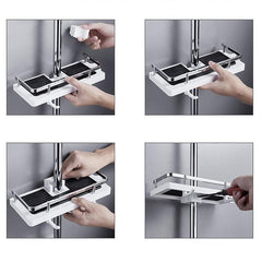 Source installation sequence for the compact shower caddy