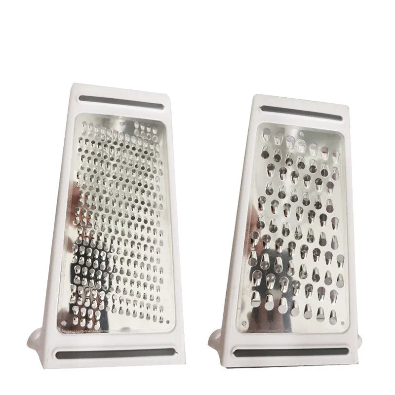 Fine and coarse stainless steel grating surfaces