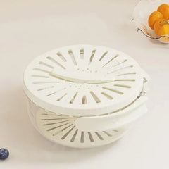 White produce storage container