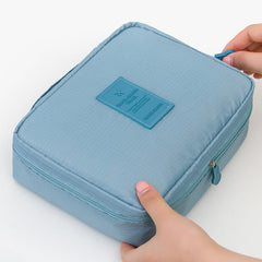 Light Blue makeup travel organizer