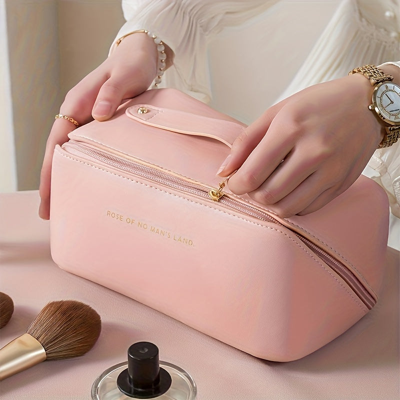 Closed Pink travel toiletry bag