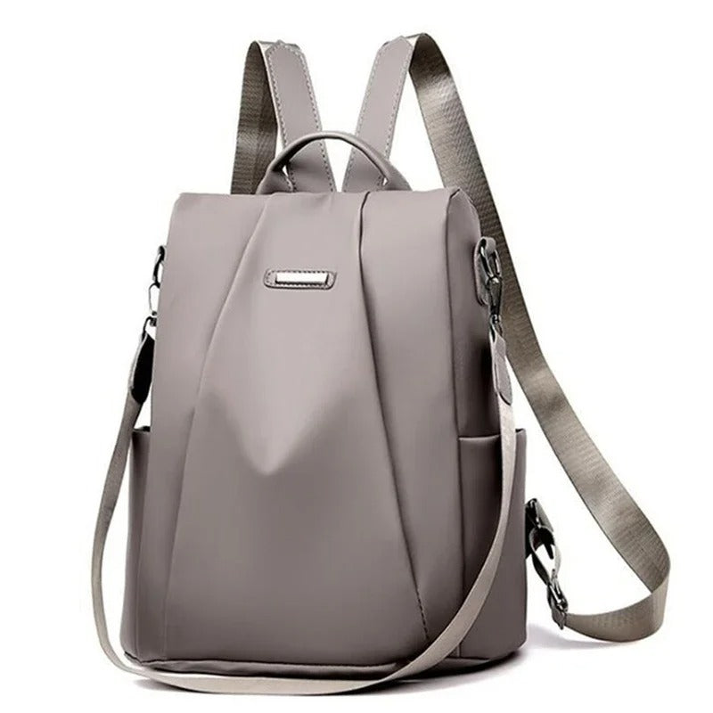 Khaki convertible multi-way backpack