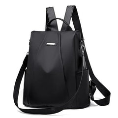 Black convertible multi-way backpack