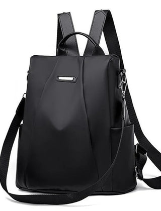 Black convertible multi-way backpack