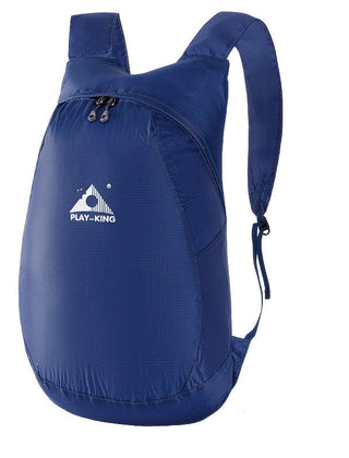 Dark Blue foldable travel backpack