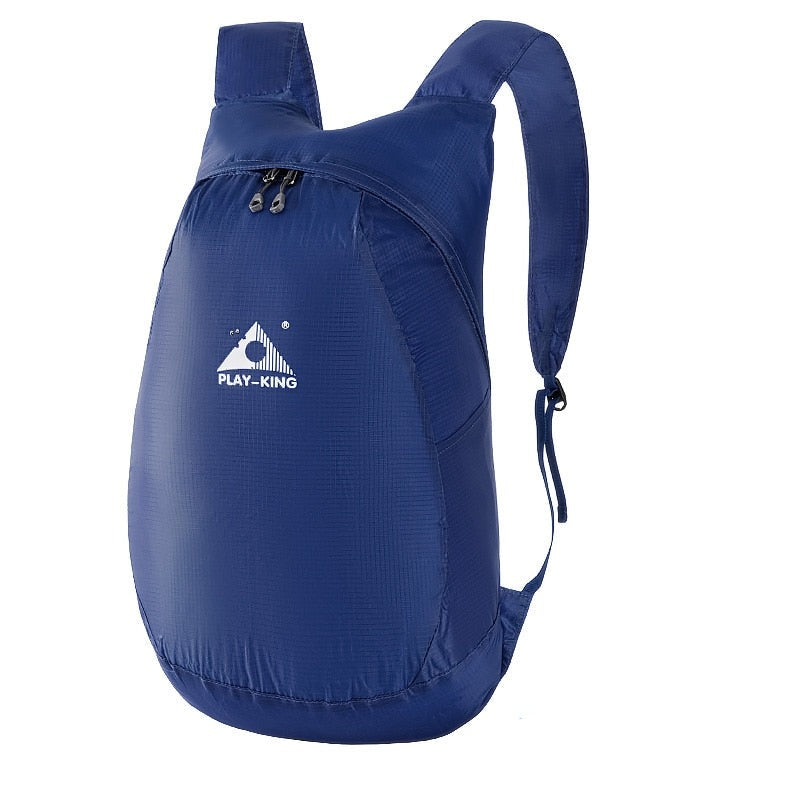 Dark Blue foldable travel backpack