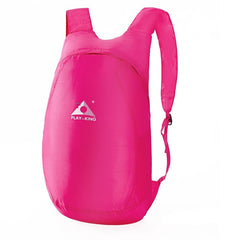 Hot Pink foldable travel backpack
