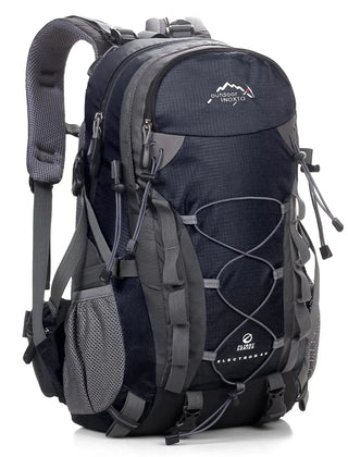 Black ExplorerMax 40-liter hiking backpack