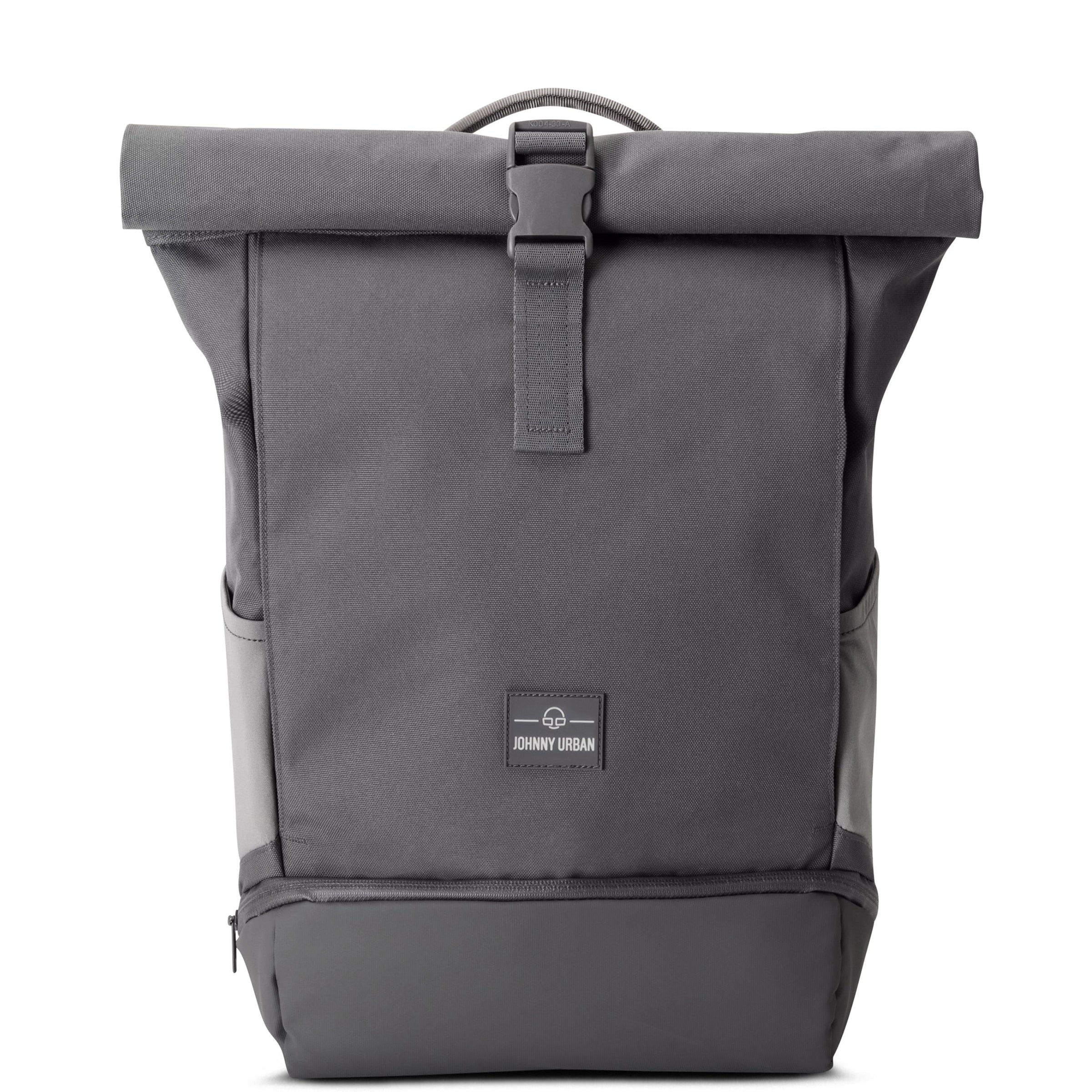 Dark Gray UrbanFlow roll-top backpack