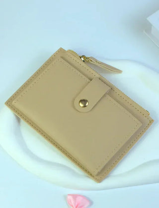 Green slim money-clip wallet