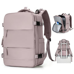 Lotus Pink compact travel backpack